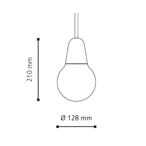Glas Voor Bulb Fiction Hanglamp P1 - Fritz Hansen - Koop Online - Afbeelding 3