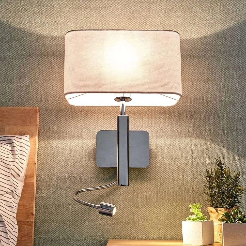 Jettka Wandlamp White/Chrome - Lucande - Koop Online - Afbeelding 5