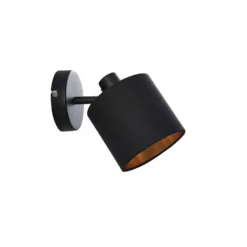 Vasilia Wandlamp Black/Gold - Lindby - Koop Online