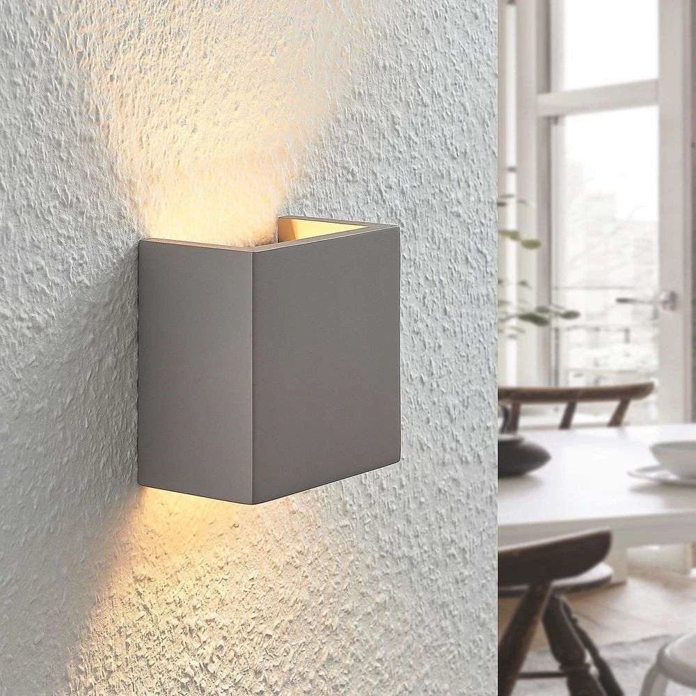 Smira Wandlamp Concrete - Lindby - Koop Online - Afbeelding 2