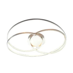 Ronka Plafondlamp Nickel - Lindby - Koop Online