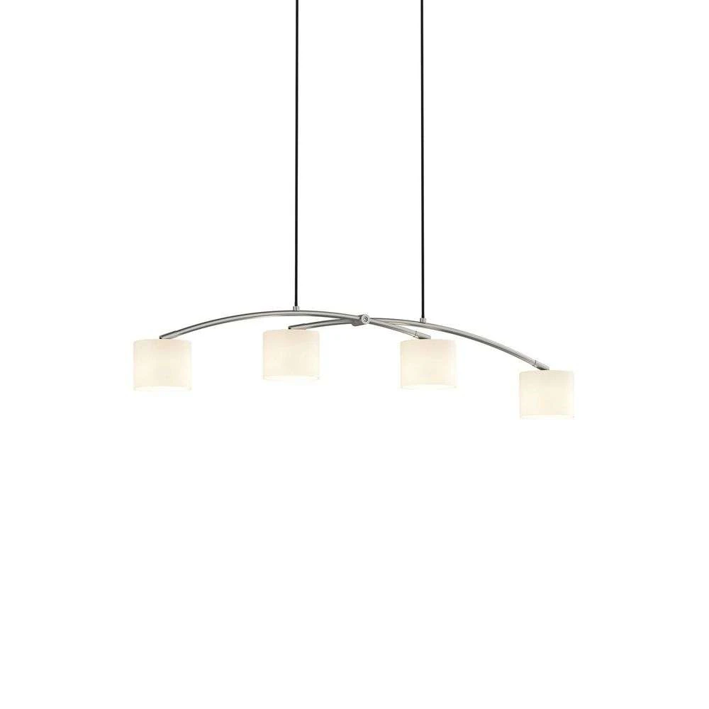 Juljana Hanglamp Opal/Nickel - Lucande - Koop Online