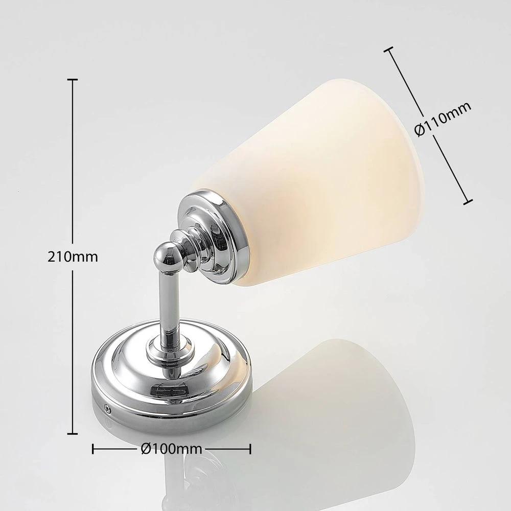 Mahdi Wandlamp Opal/Chrome - Arcchio - Koop Online - Afbeelding 6