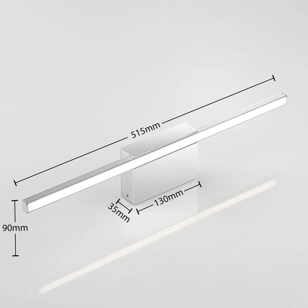 Metin Wandlamp L51,5 Chrome/White - Arcchio - Koop Online - Afbeelding 6
