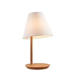 Jinda Taffellamp White/Wood - Lucande - Koop Online