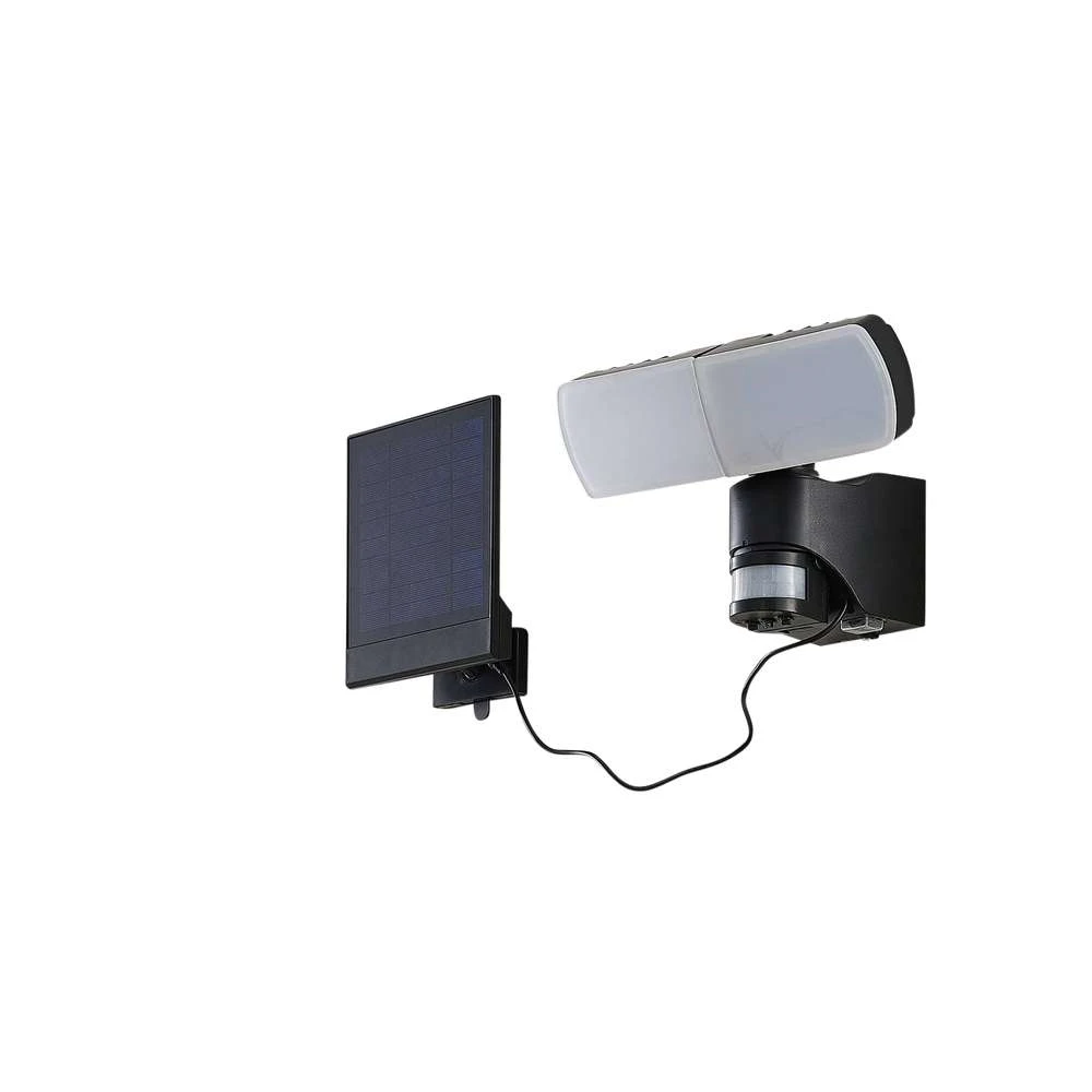Lissano Solar Cell Wandlamp W/Sensor Black - Arcchio - Koop Online