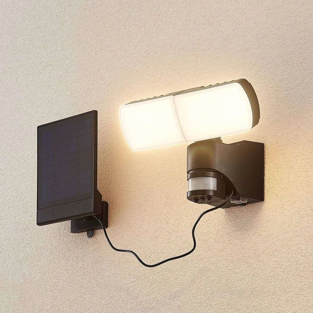 Lissano Solar Cell Wandlamp W/Sensor Black - Arcchio - Koop Online - Afbeelding 2