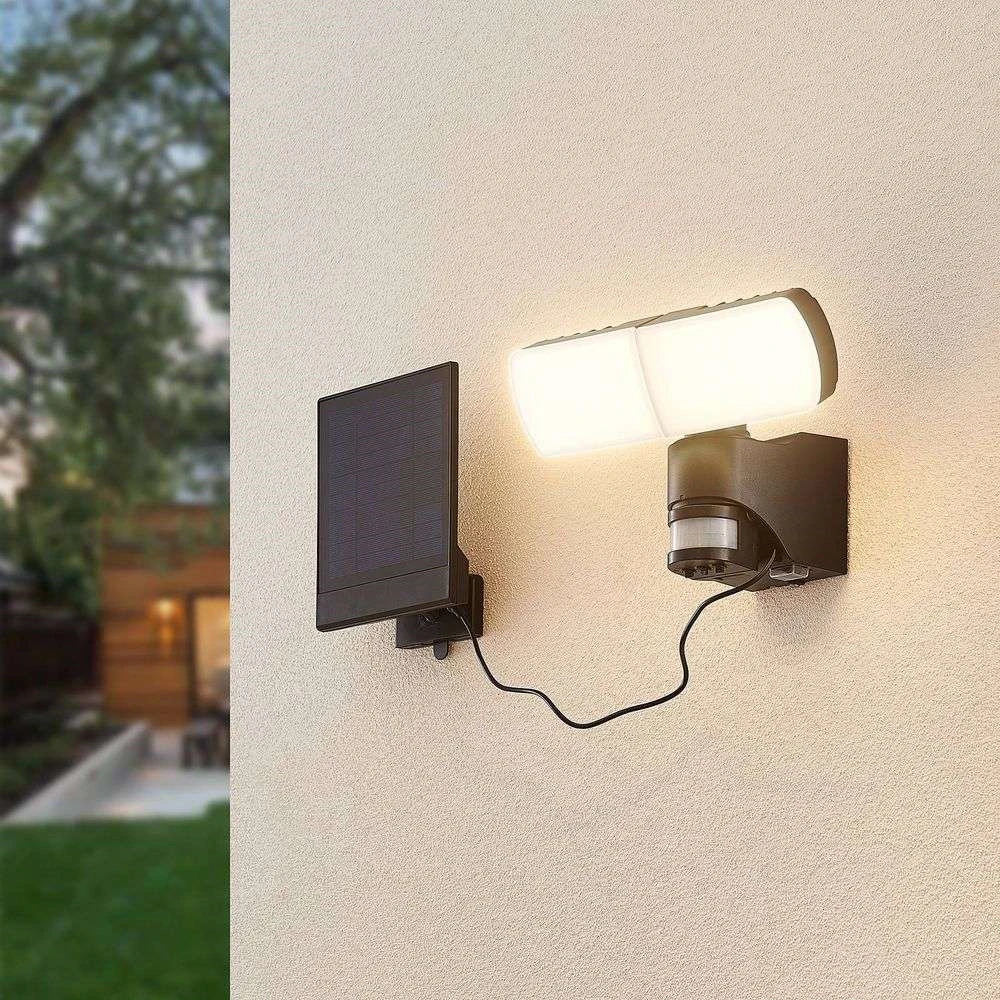 Lissano Solar Cell Wandlamp W/Sensor Black - Arcchio - Koop Online - Afbeelding 3