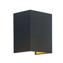 Lukani Wandlamp Black/Gold/Nickel - Lindby - Koop Online