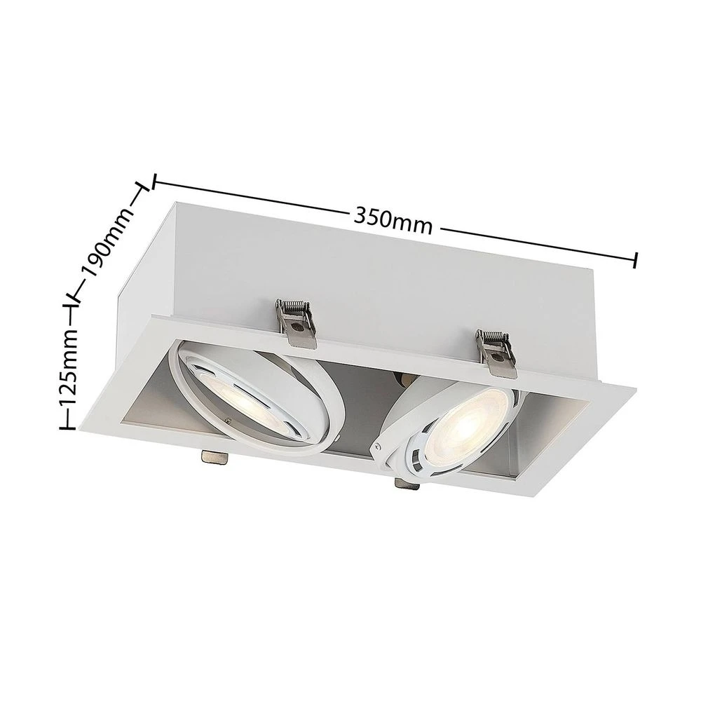 Yasna 2 Ingebouwd Spot White - Arcchio - Koop Online - Afbeelding 3