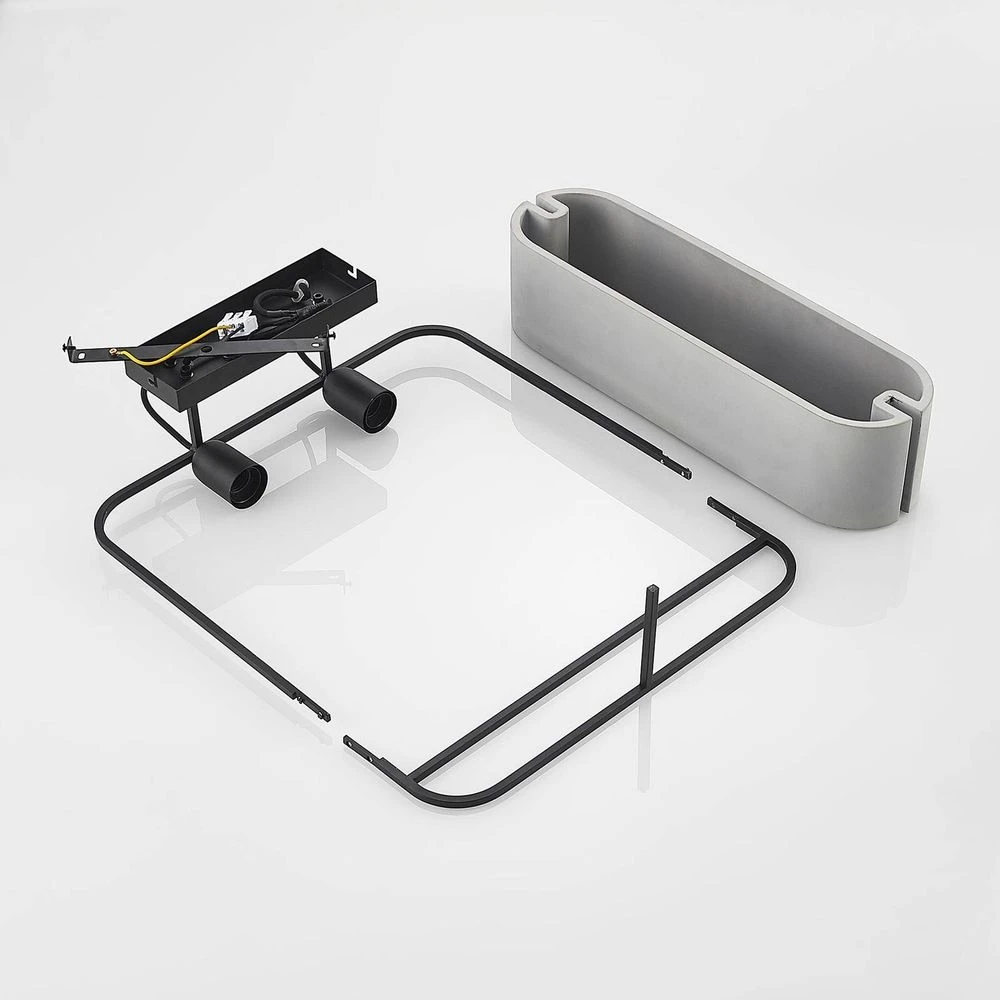 Teona Wandlamp Black/Grey - Lucande - Koop Online - Afbeelding 5