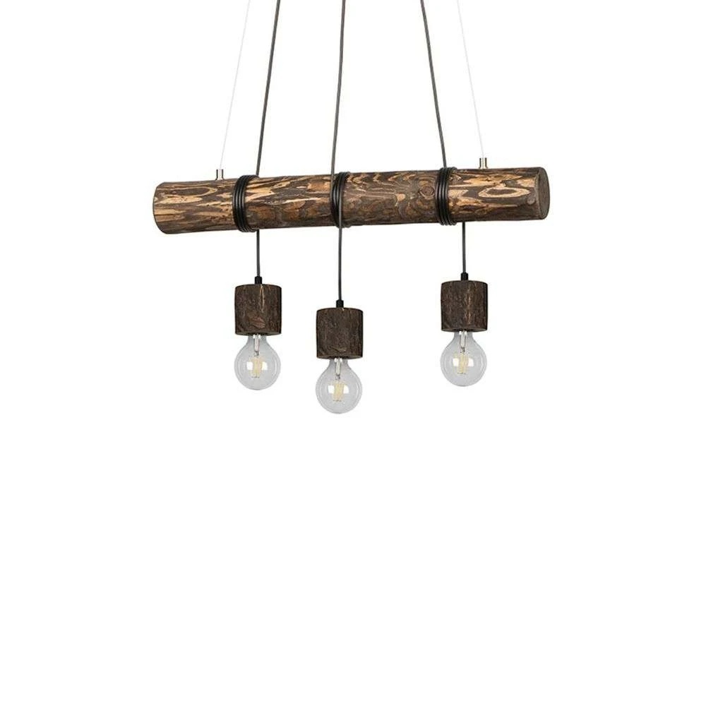 Terra 3 Hanglamp Dark Wood/Wood - Envostar - Koop Online