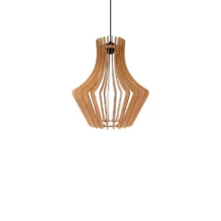 Floj Hanglamp Ø45 Black/Wood - Envostar - Koop Online