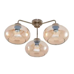Navidia 3 Plafondlamp Amber - Lindby - Koop Online
