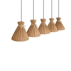 Lola 5 Hanglamp Cappucino/Beige/Black - Envostar - Koop Online