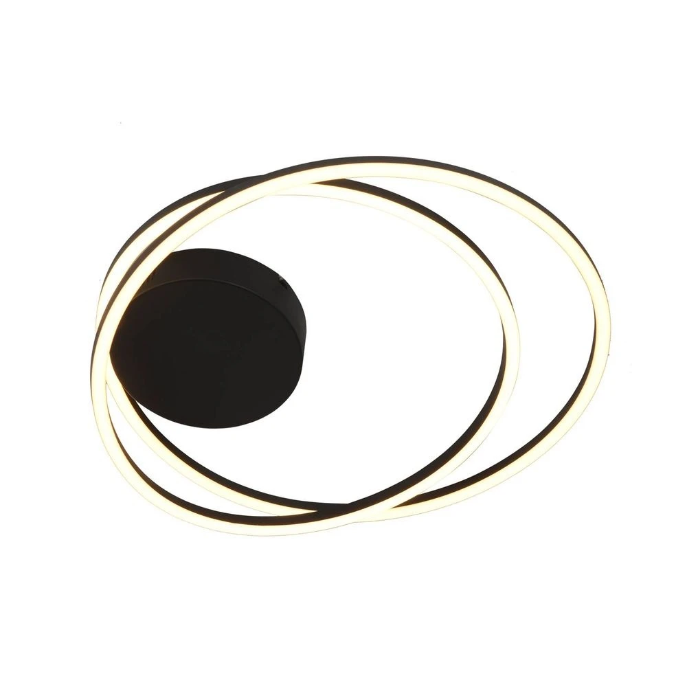 Raycho LED Plafondlamp Black - Lindby - Koop Online