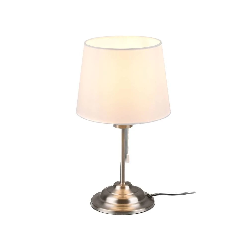 Alomira Tafellamp H32 Nickel/White - Lindby - Koop Online - Afbeelding 3