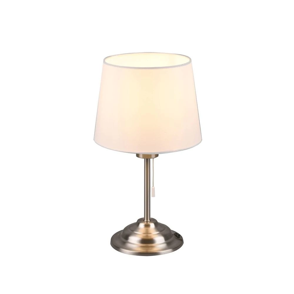 Alomira Tafellamp H32 Nickel/White - Lindby - Koop Online - Afbeelding 4