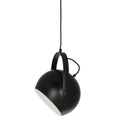 Ball Hanglamp W/Handle Ø25 Matte Zwart - Frandsen - Koop Online