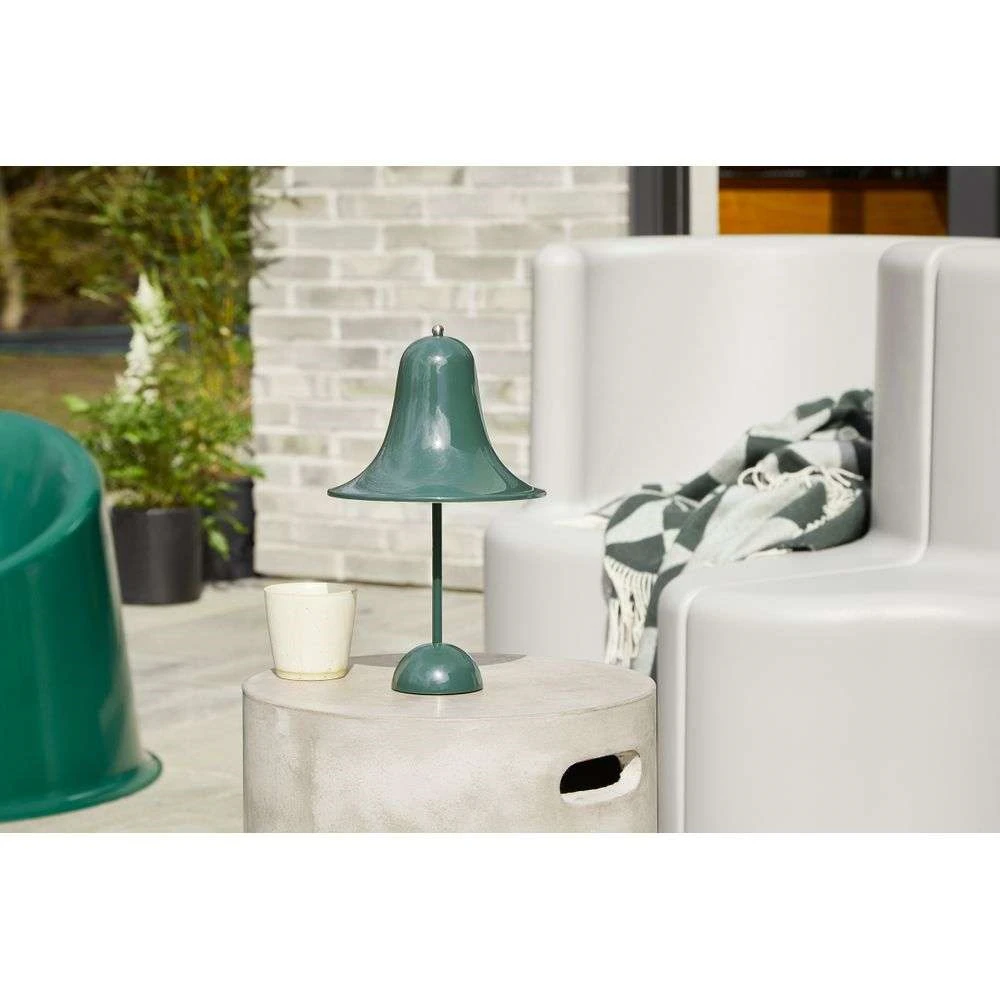 Pantop Portable Taffellamp Dark Green - Verpan - Koop Online - Afbeelding 3