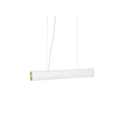 Vuelta Hanglamp 60 White/Brass - Ferm LIVING - Koop Online
