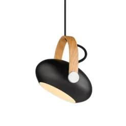 D.C Hanglamp Ø18 Black/Oak - Halo Design - Koop Online