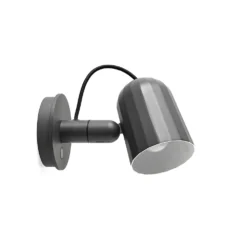 Noc Button Wandlamp Dark Grey - HAY - Koop Online