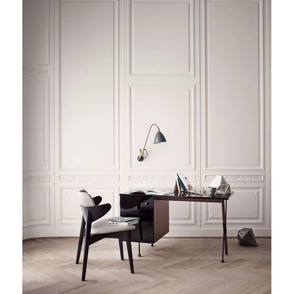 Bl6 Wandlamp Ø16 Zwart Geelkoper/Klassisk Wit - GUBI - Koop Online - Afbeelding 2