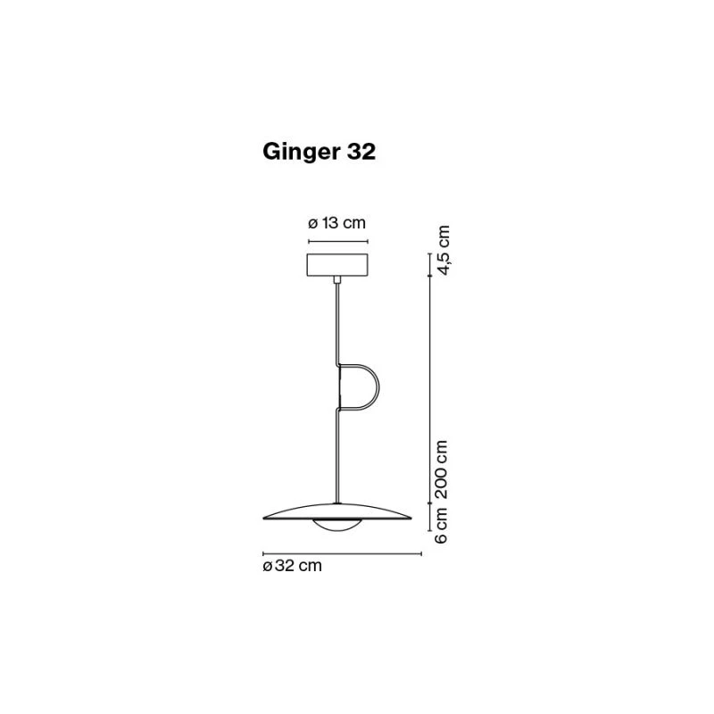 Ginger 32 Hanglamp Wenge - Marset - Koop Online - Afbeelding 4