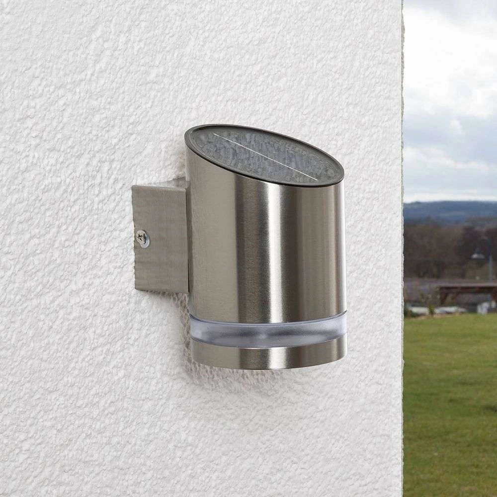 Salma Solar Cell Lamp Steel - Lindby - Koop Online - Afbeelding 2