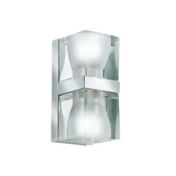 Ice Cube Dubbel Wandlamp Transparant - Fabbian - Koop Online