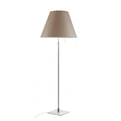 Costanza VloerLamp Alu/Shaded Stone - Luceplan - Koop Online