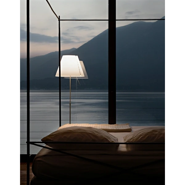 Costanza VloerLamp Alu/Shaded Stone - Luceplan - Koop Online - Afbeelding 6