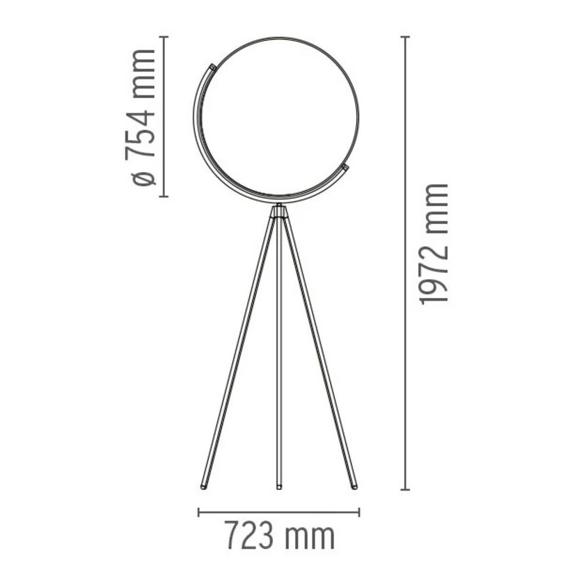 Superloon Staande Lamp Chroom - Flos - Koop Online - Afbeelding 3
