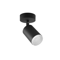Fugato Single Spot Black 1 Pcs. Bluetooth White/Color Amb. - Philips Hue - Koop Online