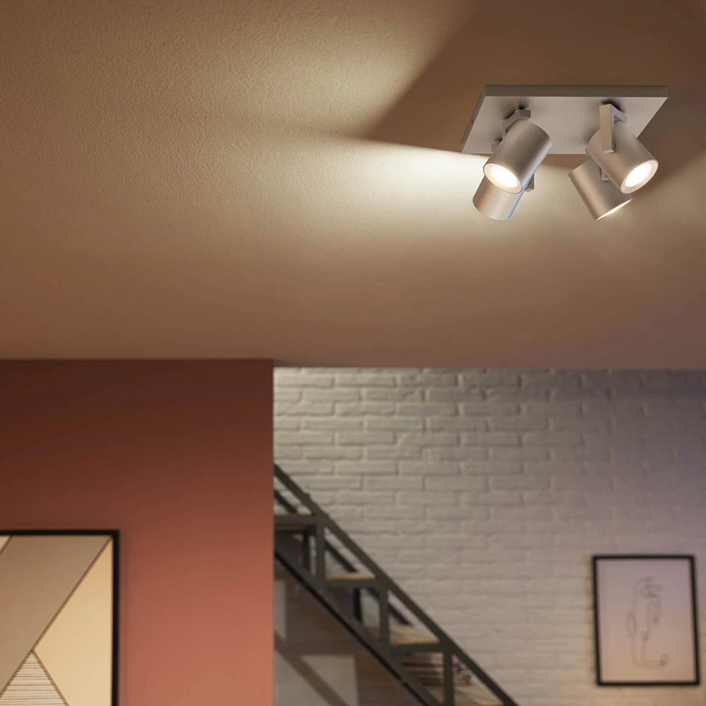 Argenta Spot Alu 4 Pcs. Bluetooth White/Color Amb. - Philips Hue - Koop Online - Afbeelding 6