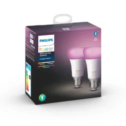 Philips Hue White/Color 9W Bluetooth E27 Lichtbron 2 Pcs. - Philips Hue - Koop Online