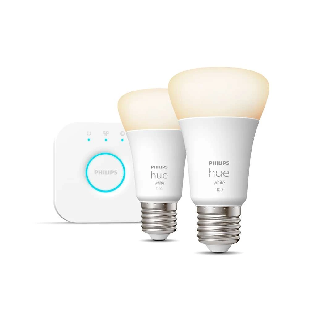 Philips Hue White Starter Kit Bluetooth 2xE27 & Hue Bridge - Philips Hue - Koop Online - Afbeelding 2