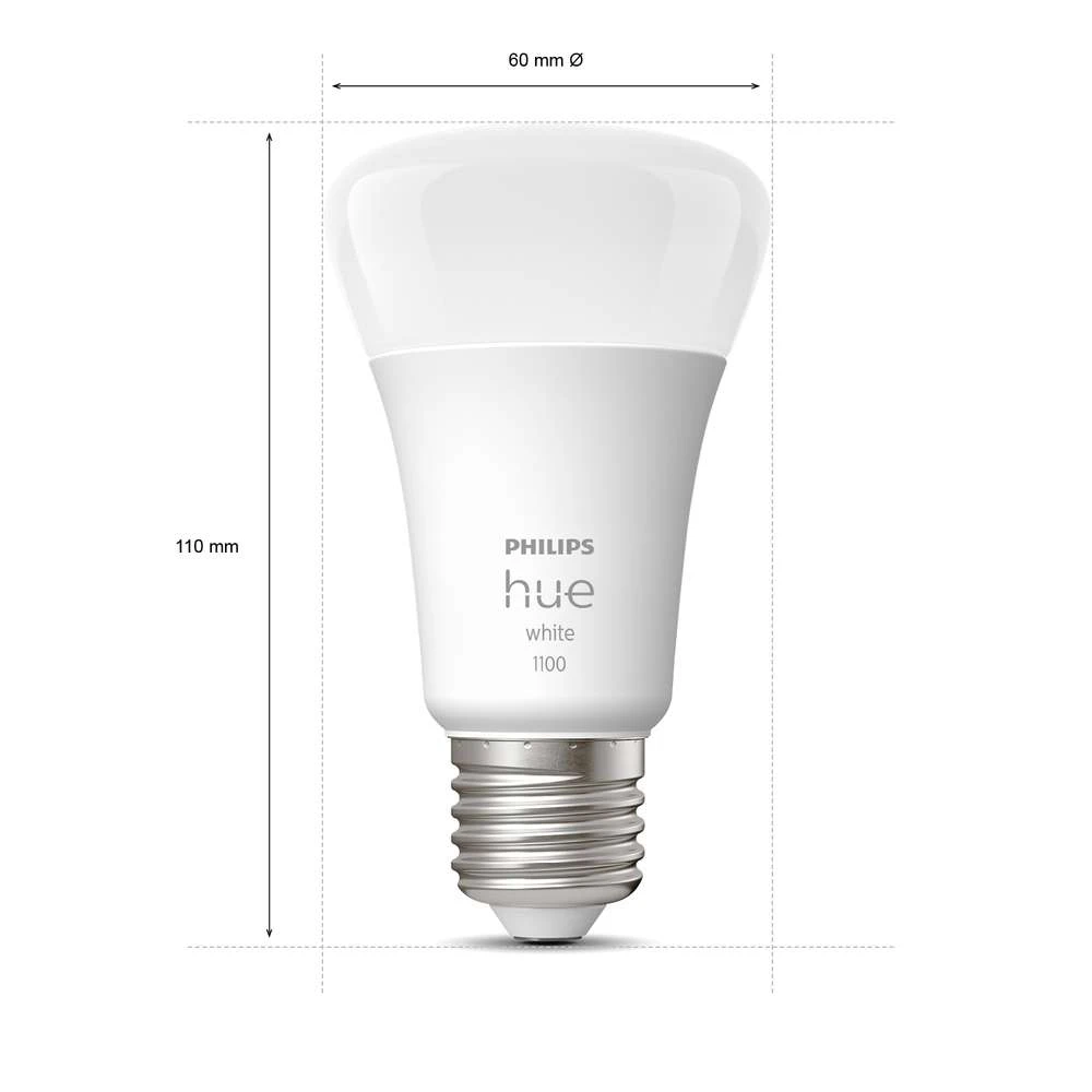 Philips Hue White Starter Kit Bluetooth 2xE27 & Hue Bridge - Philips Hue - Koop Online - Afbeelding 3