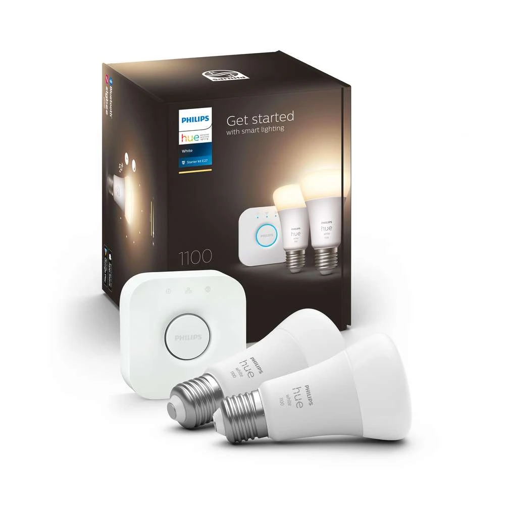 Philips Hue White Starter Kit Bluetooth 2xE27 & Hue Bridge - Philips Hue - Koop Online - Afbeelding 4