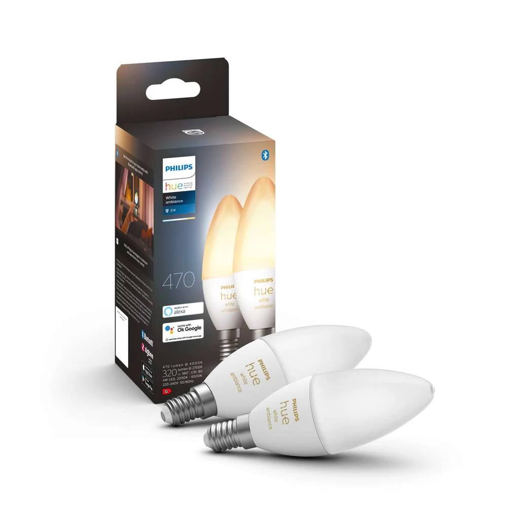 Philips Hue Ambiance 6W E14 2 Pak - Philips Hue - Koop Online
