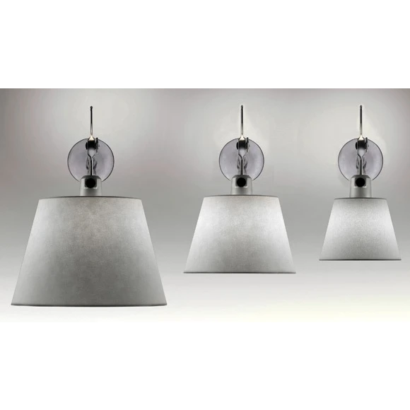 Tolomeo Parete Diffusore Wandlamp Ø24 Grijs Satijn - Artemide - Koop Online - Afbeelding 2